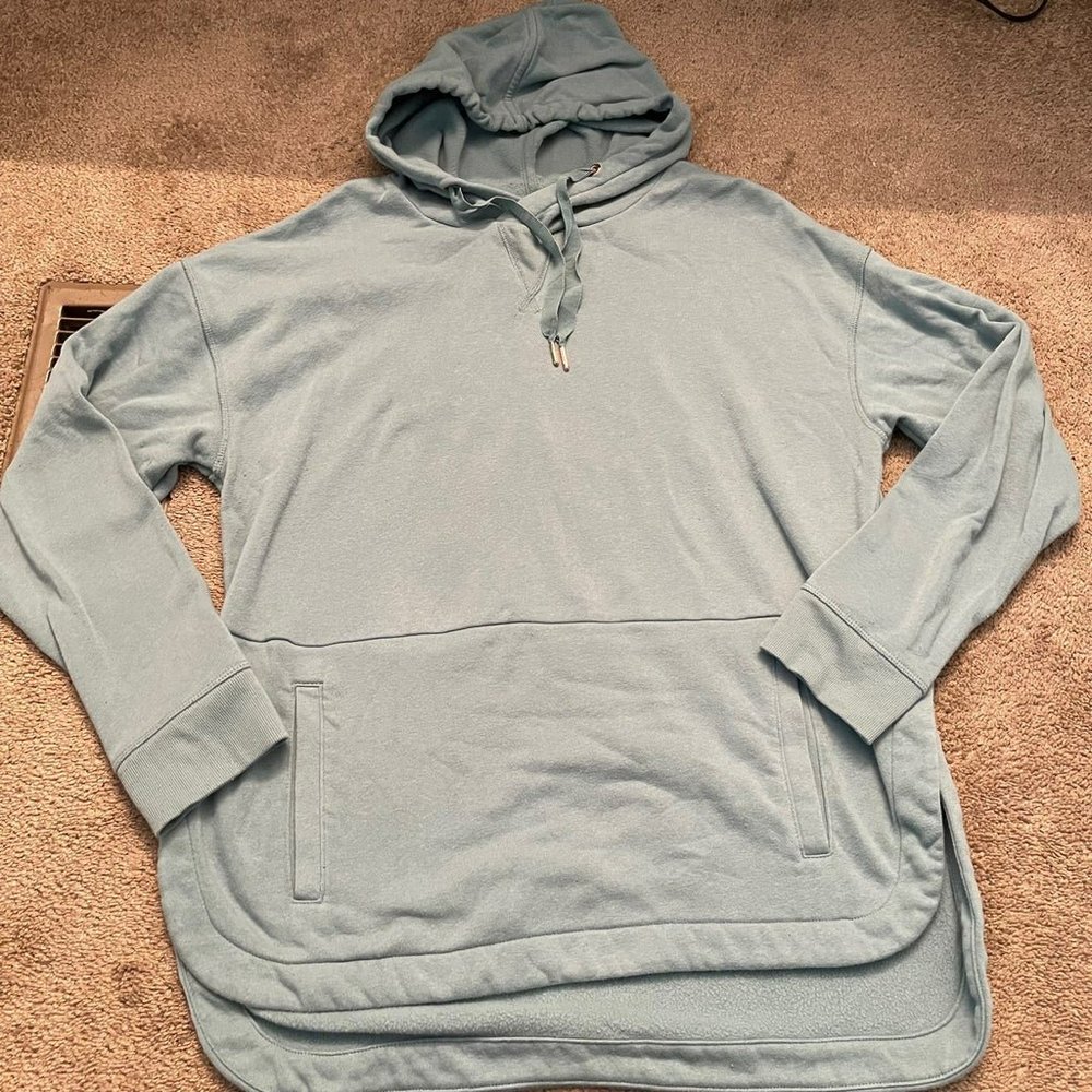 Old navy sea green tunic hoodie large